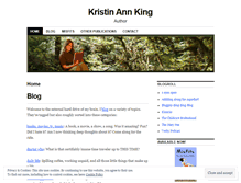 Tablet Screenshot of kristinking.org